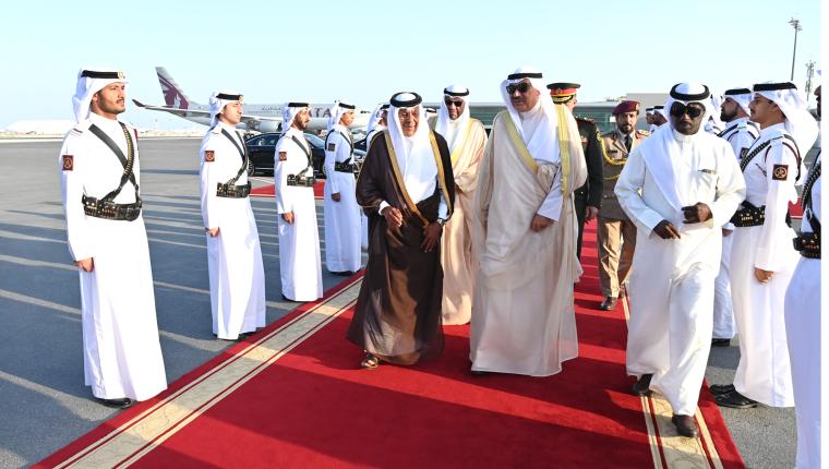 ممثل سمو أمير البلاد سمو ولي العهد يغادر قطر بعد ترؤسه وفد الكويت في مؤتمر القمة الثالثة لحوار التعاون الآسيوي