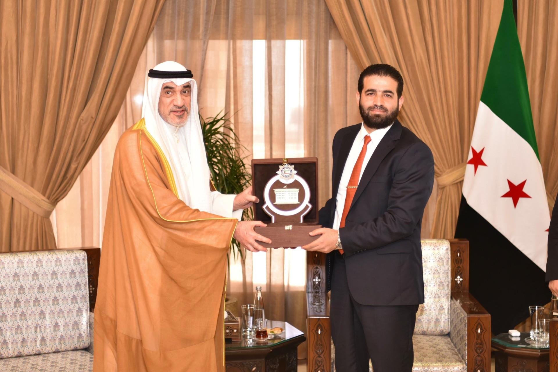 النائب الأول لرئيس مجلس الوزراء ووزير الداخلية الكويتي يبحث مع وزير الداخلية السوري سبل تعزيز التعاون الأمني