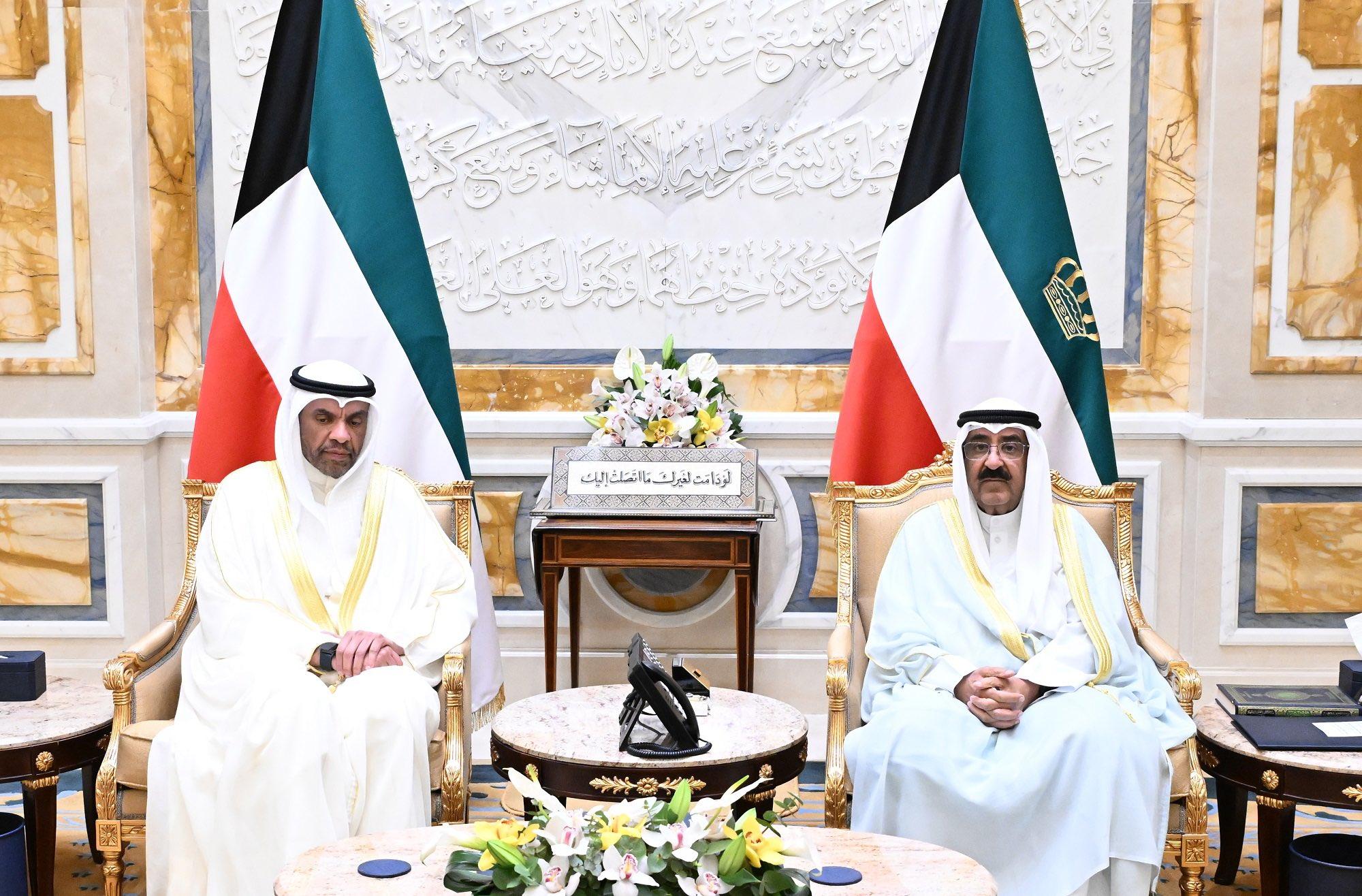 سمو أمير البلاد يستقبل وزير الخارجية ورؤساء البعثات الدبلوماسية الجدد