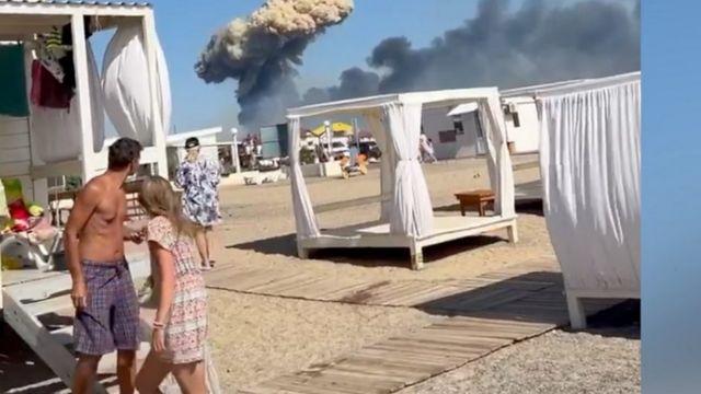 هجوم أوكراني على شبة جزيرة القرم