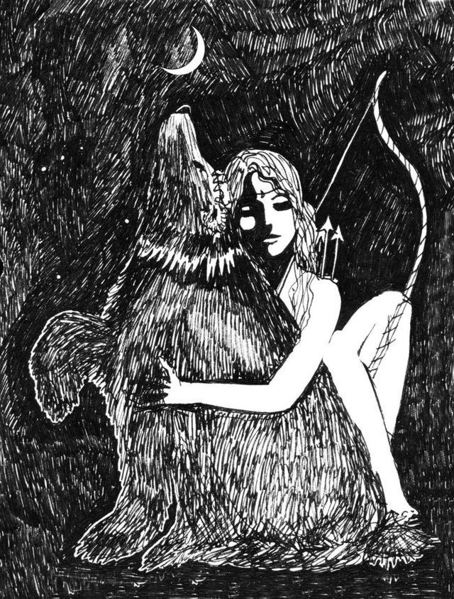 الشاعر الإغريقي هوميروس يسمي أرتيميس "سيدة الحيوانات"