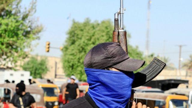 تظاهرات أنصار الصدر في العراق