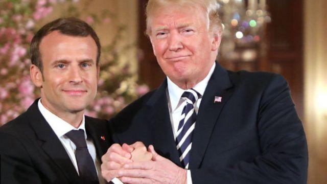 ترامب وماركون