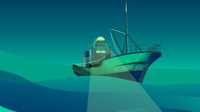 Illustration of Keith's boat